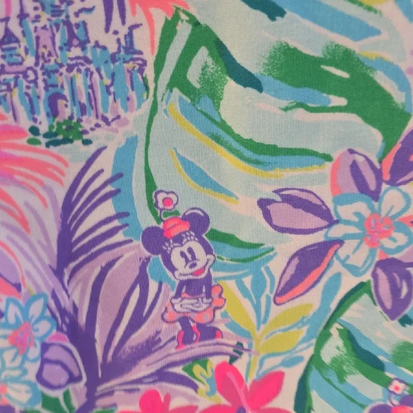 Floral Pink and Green Women's - Picture 6 of 7